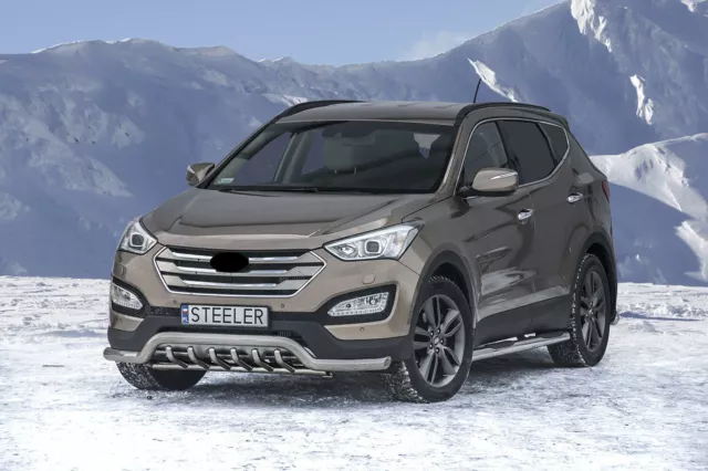 Frontbügel Frontschutzbügel Ec Mit Unterfahrschutz Für Hyundai Santa-Fe 12-18