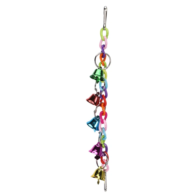15Pcs Papageien Kauen Barsch Spielzeug Set Vogel Biss Käfig Hängematte Swing Gd2