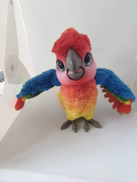 Hasbro FurReal Friends Parrot Rock-A-Too The Show Bird Interactive Talking Toy