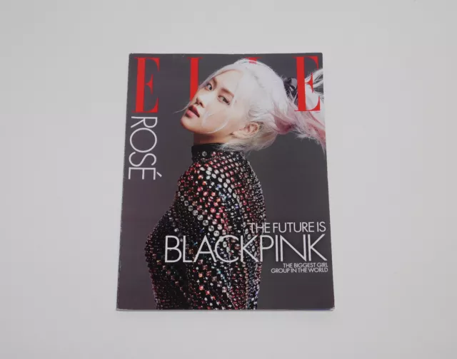 ELLE MAGAZINE OCTOBER 2020 Issue Blackpink Rose Cover Variant Korean K ...