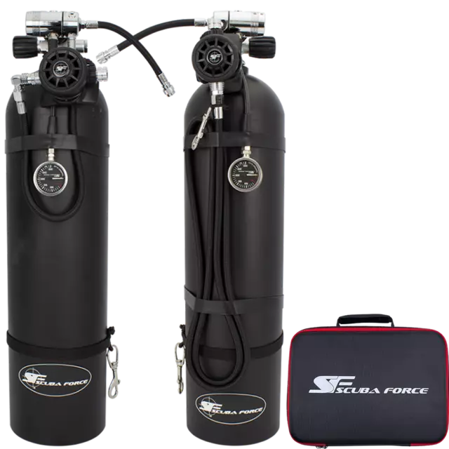 ScubaForce Sidemount Atemregler-Set - Hochleistungs-Atemregler für anspruchsv...