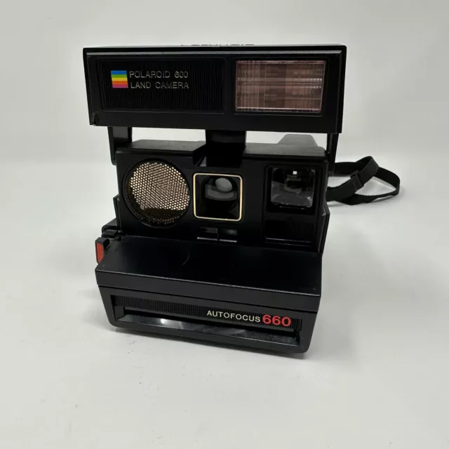 Vintage Polaroid 600 Land Camera Sun Autofocus 660 Instant Film
