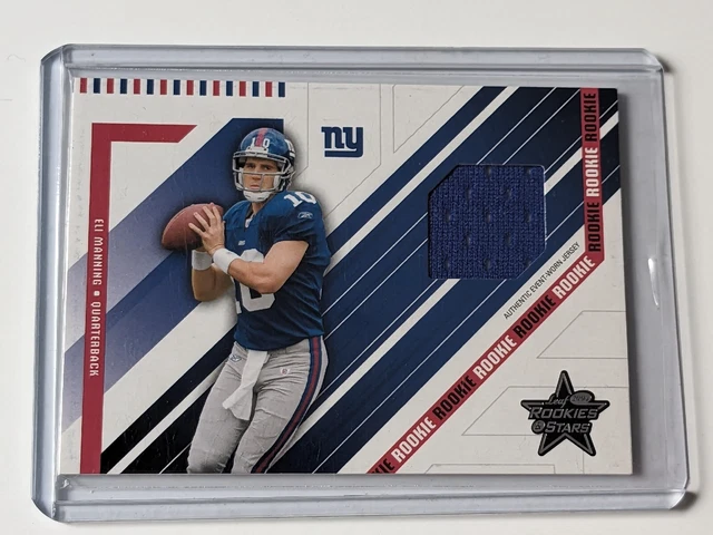 Donruss Rookies & Stars 2004 Eli Manning Giants Rookie RC Patch /750