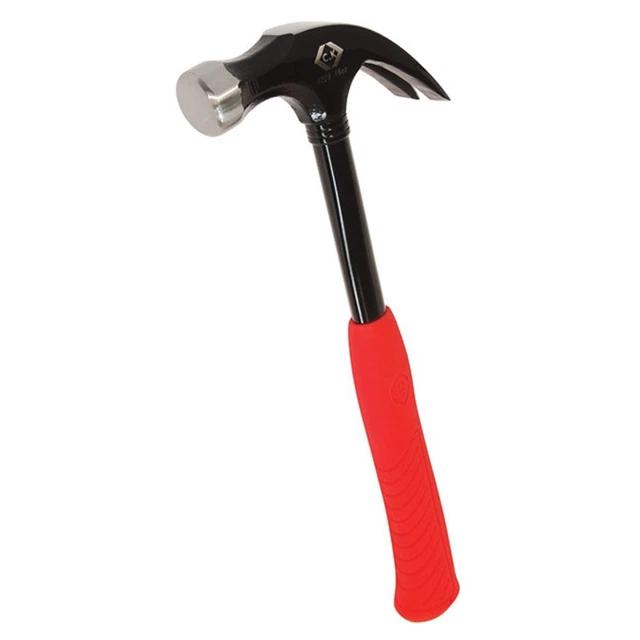 C.K Acier Marteau 455ml Hi-Vis Poignée Caoutchouc Poignée Acier Tige - T4229 16