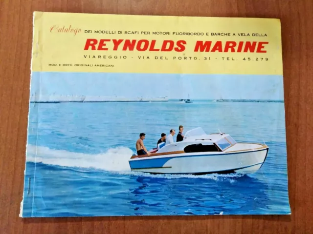 REYNOLDS MARINE Viareggio catalogo 1963 scafi per fuoribordo e barche a vela