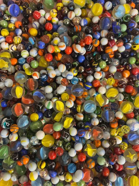 Marbles! Tons Of Shooters! 3LB BAGS Weighed From This Huge