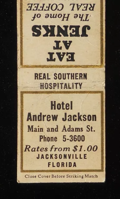 1930s Hotel Andrew Jackson Main and Adams St. Jenks 119 Main St. Jacksonville FL