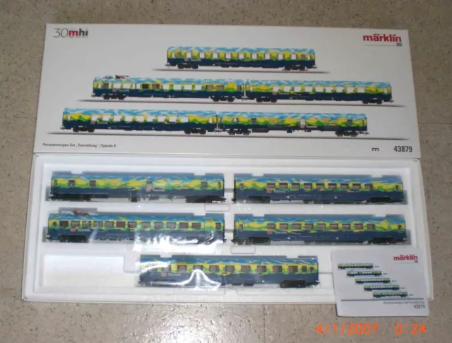 Märklin 43879 Personenwagen-Set „Touristikzug“     NEU/OVP