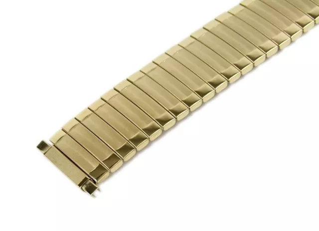 Minott Bracelet Élastique Bracelet de Rechange Inox Bande IP Gebgold 16mm - 20mm 3