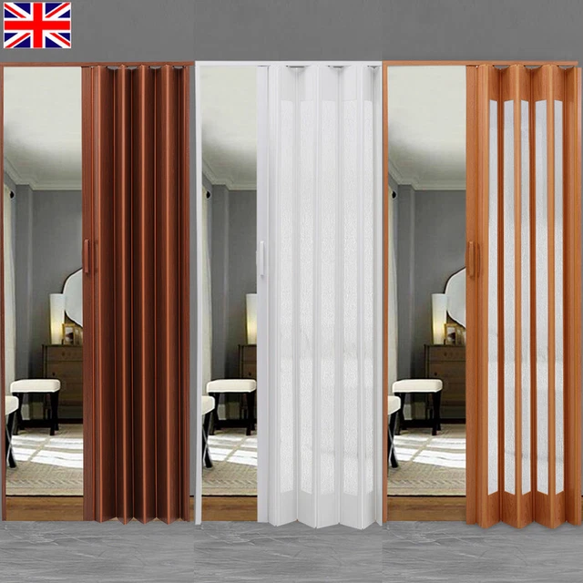FOLDING DOOR PVC Internal Doors Sliding Concertina Accordion Panel