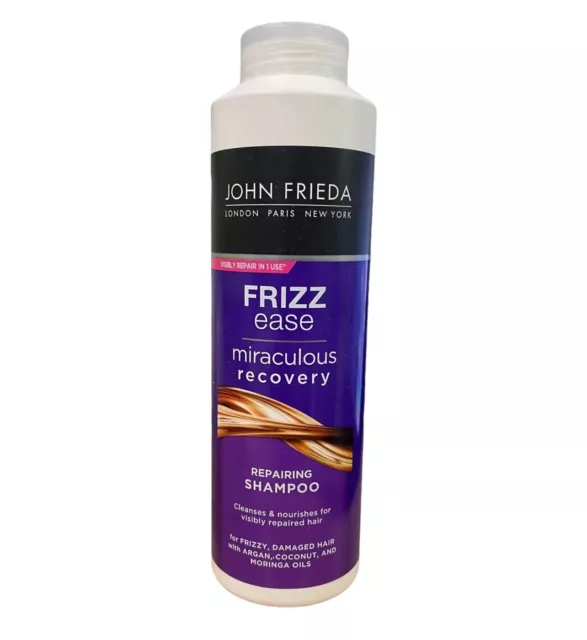 John Frieda Frizz Ease Miraculous Recovery Repairing Shampoo 500ml Frizzy Damage