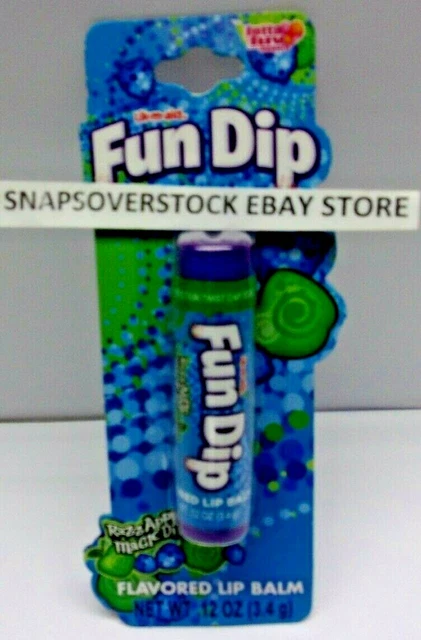 Fun Dip Razz Apple Magic Dip Flavored Lip Balm 0.12 Oz. Tube, New Free Shipping