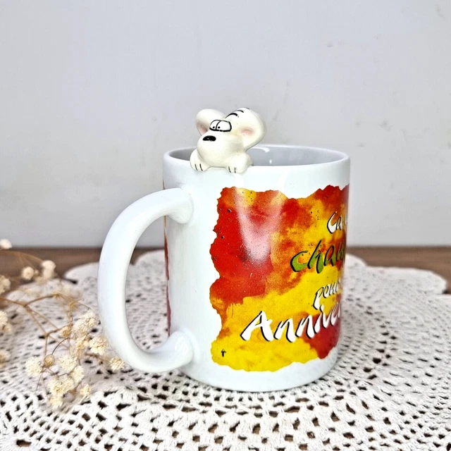 Mug Collection Diddl Diddelina Les Amoureux - Céramique Multicolore - Neuf Dans Son Emballage