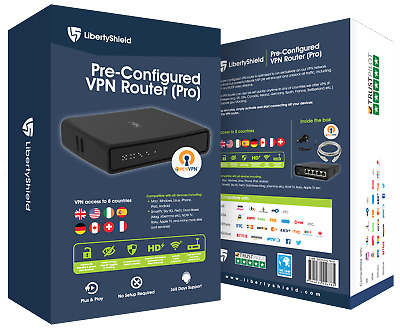 Pre Configured Liberty Shield VPN Router - Pro