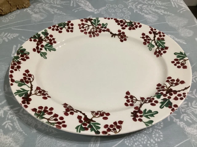 Emma Bridgewater Hawthorn Berries 14.25” Medium Platter Best New Discontinued