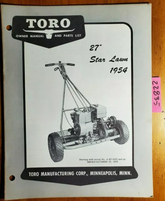 Toro Sport Lawn Reel Mower, Primitive Lawn Mower, Toro Parts