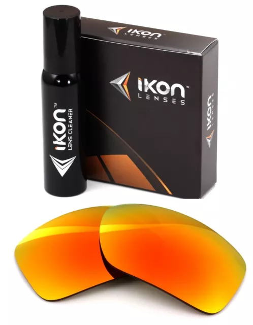 Polarized IKON Replacement Lenses Von Zipper Kickstand Sunglasses Fire Mirror