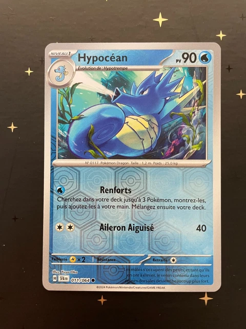 CARTE POKÉMON REVERSE Hypocéan 11/64 VF NEUF EUR 0,80 - PicClick FR