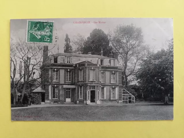 cpa Hte Normandie 27 - GRAINVILLE (Eure) Villa Château LES MUTTES