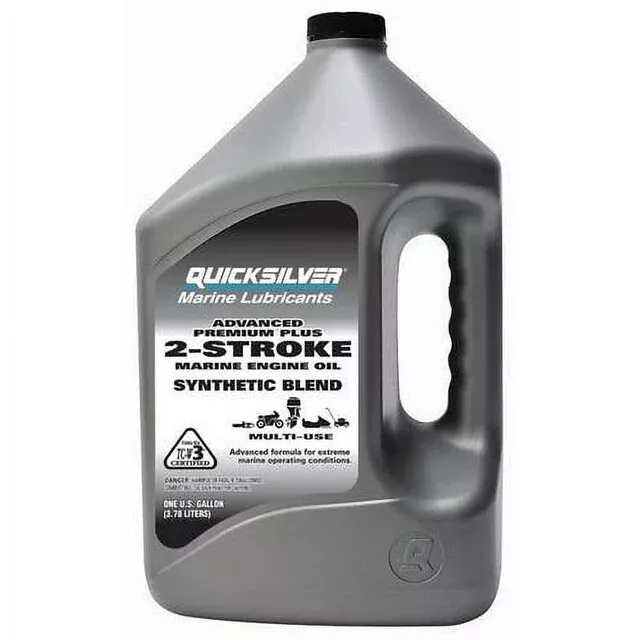SALE!! Quicksilver Premium Plus 2-Stroke Synthetic Blend Marine Oil - 1 Gallon