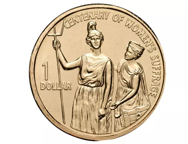 2003 Australian $1 One Dollar Coin - Centenary Of Women’s Suffrage