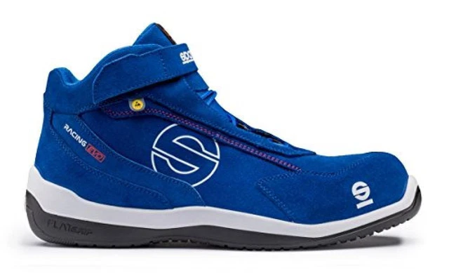 (TG. 46 EU) Scarpe antinfortunistiche Sparco Racing Evo S3 SRC ESD pelle col. bl