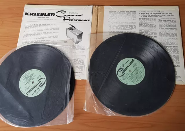 Kriesler Stereogram Collectable Double LP Record Vinyl 1960 Demo's Radiogram