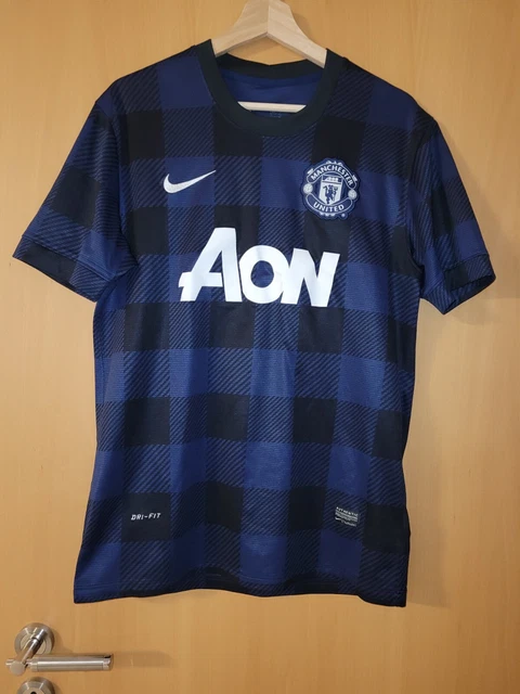 Manchester United Auswärts Trikot 2013/14 gr.M (Gebraucht; Zustand 9/10)