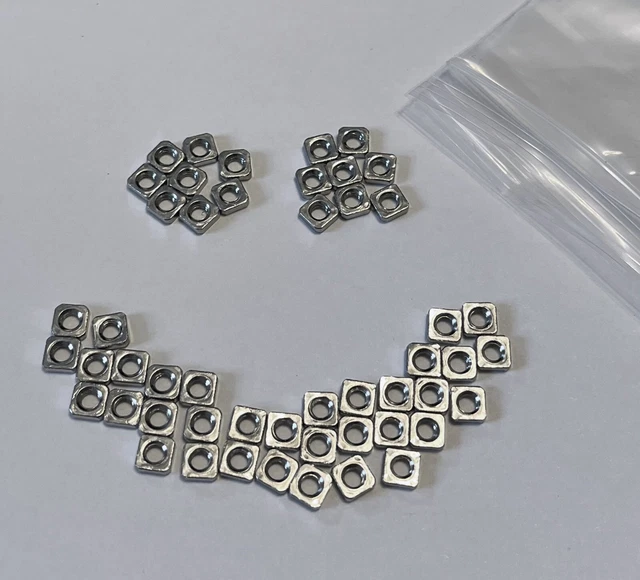 M3nS Square Nuts for Prusa i3 MK2 / MK2.5S / MK3 / MK3S+ / MK4 3D Printer DIN562