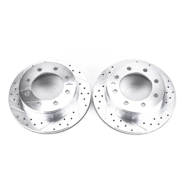 Powerstop AR8644XPR 2-Wheel Set Brake Discs Rear RWD AWD 4WD Extended Cab Pickup