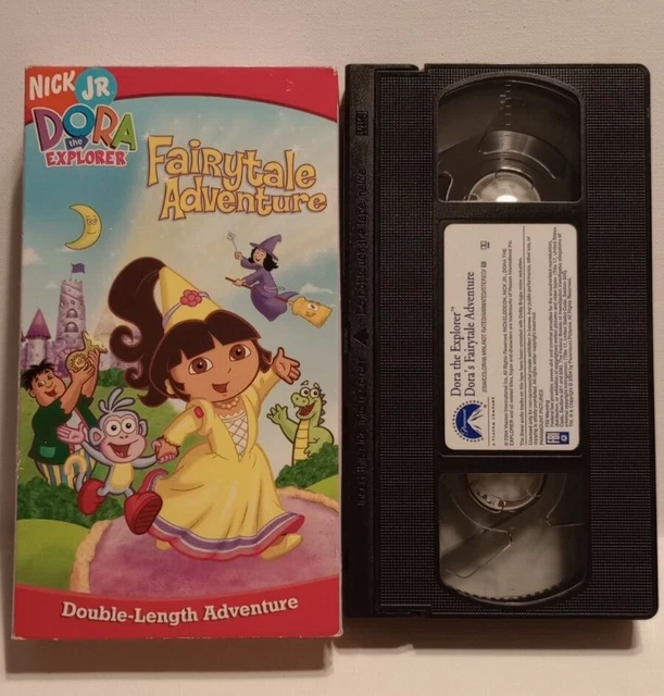 NICKELODEON DORA THE Explorer Backpack Adventure VHS Video Tape Nick Jr