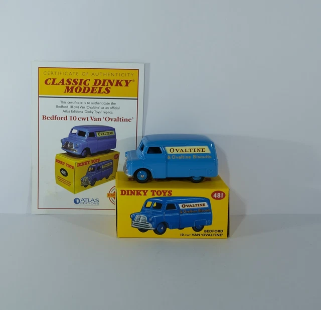 Fourgon Bedford 10 cwt OVALTINE - ref 481 au 1/50 de dinky toys atlas | eBay Fourgon Bedford 10 cwt OVALTINE - ref 481 au 1/50 de dinky toys atlas | eBay