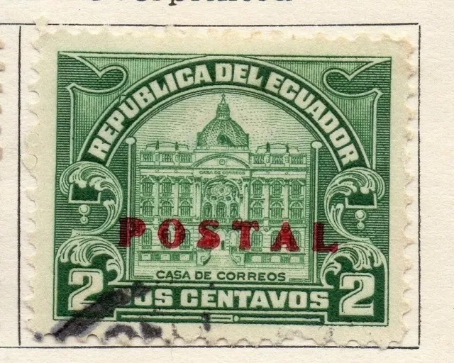 Ecuador 1928-29 Early Issue Fine Used 2c. Optd 134219