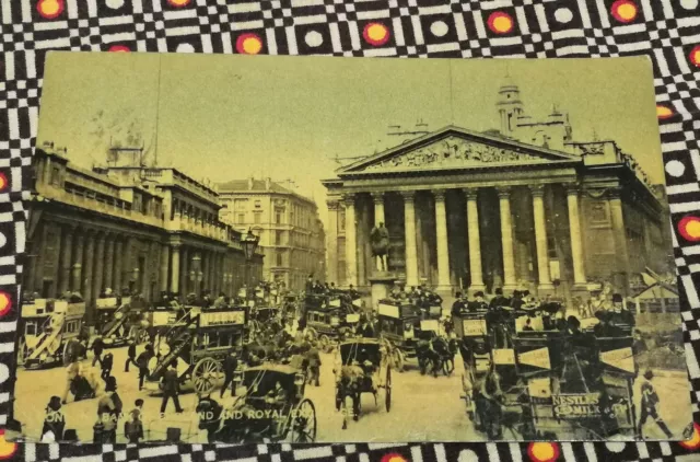 CPA ANGLETERRE - London - Bank of England and royal exchange L1608