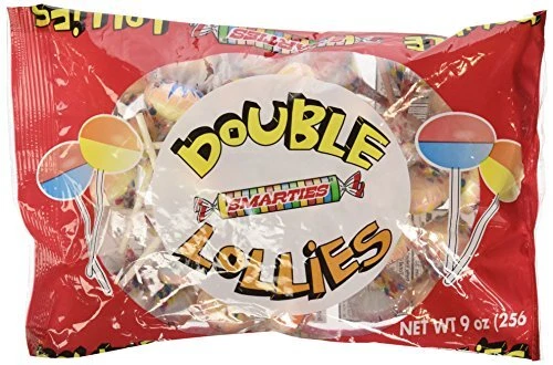 Smarties Double Lollies 9oz Bag