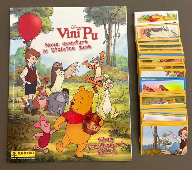 2011 Panini Winnie the Pooh empty album and complete set