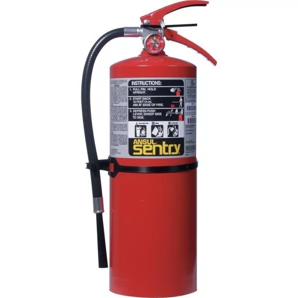 Ansul Sentry 10 lb ABC Fire Extinguisher w/ Wall Hook Ansul Fire Protection