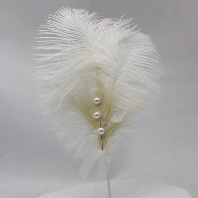 Ventaglio Con Piume Di Struzzo Bordeaux | Viganò Milano 1919 - Foto 8