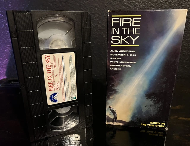 FIRE IN THE Sky VHS 1993 Travis Walton Alien UFO Abduction Story Sci-Fi