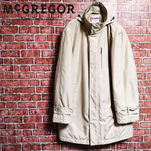 [Japan Used Fashion] Mcgregor Padded Coat Outer Nylon Jacket Retractable Hood Pl
