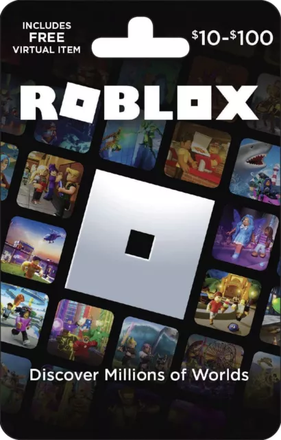 ROBLOX $100 ROBUX gift card Never Scratched Off For $90 $89.00