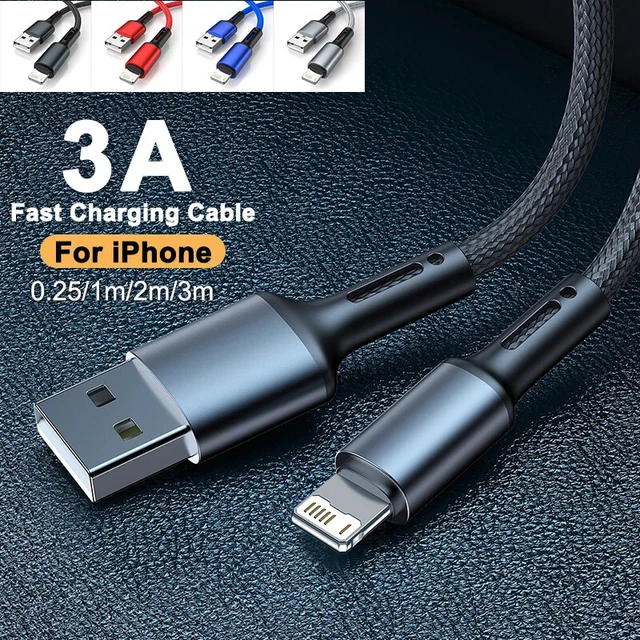 Strong USB Fast Charge Charger Cable For iPhone 11 12 13 14 Pro 7 8 6 Plus X XR