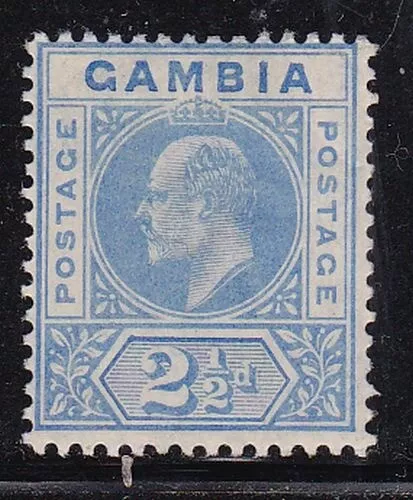 Album Treasures Gambia Scott # 45  2 1/2p  Edward VII  Mint NH