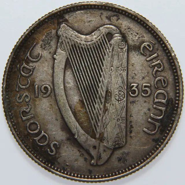 1935 Ireland 1 Florin -K1282-