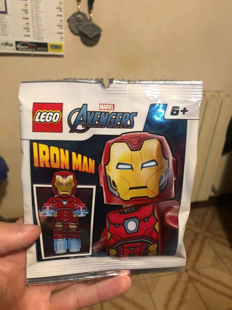 LEGO IRON MAN minifigura-Limited Edition FOIL Borsa LEGO Marvel