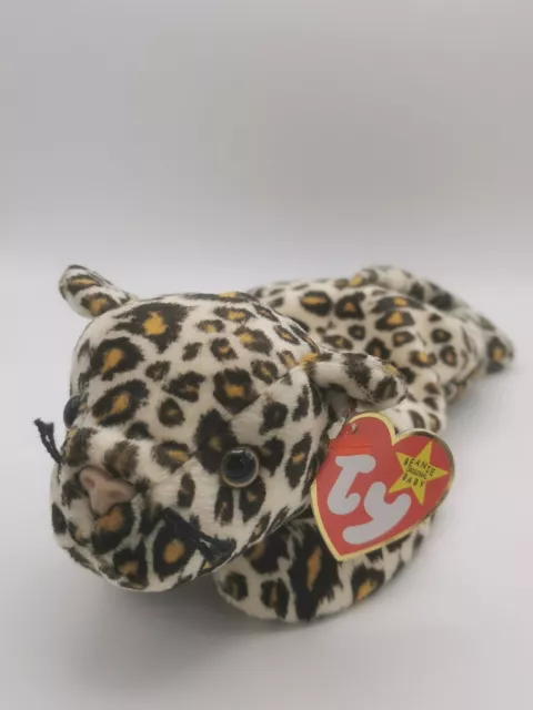 Ty Beanie Babys Sommersprossen Der Leopard mit Etikett ausverkauft 1996 Vintage