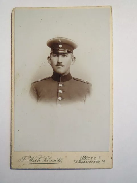 Metz - Soldat in Uniform - Regiment KB IR 8 ? / CDV