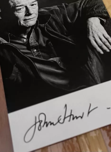 Sir John Hurt “Actor” HandSigned Autographed 6”x 4” Photo - “Elephant Man” 2