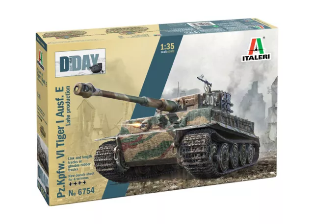 ITALERI 6754 1:35 Pz.Kpfw. VI Tiger I Ausf. E late production