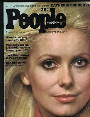 People Magazine September 2 1974 Catherine Deneuve Dr Demento Steve Blass